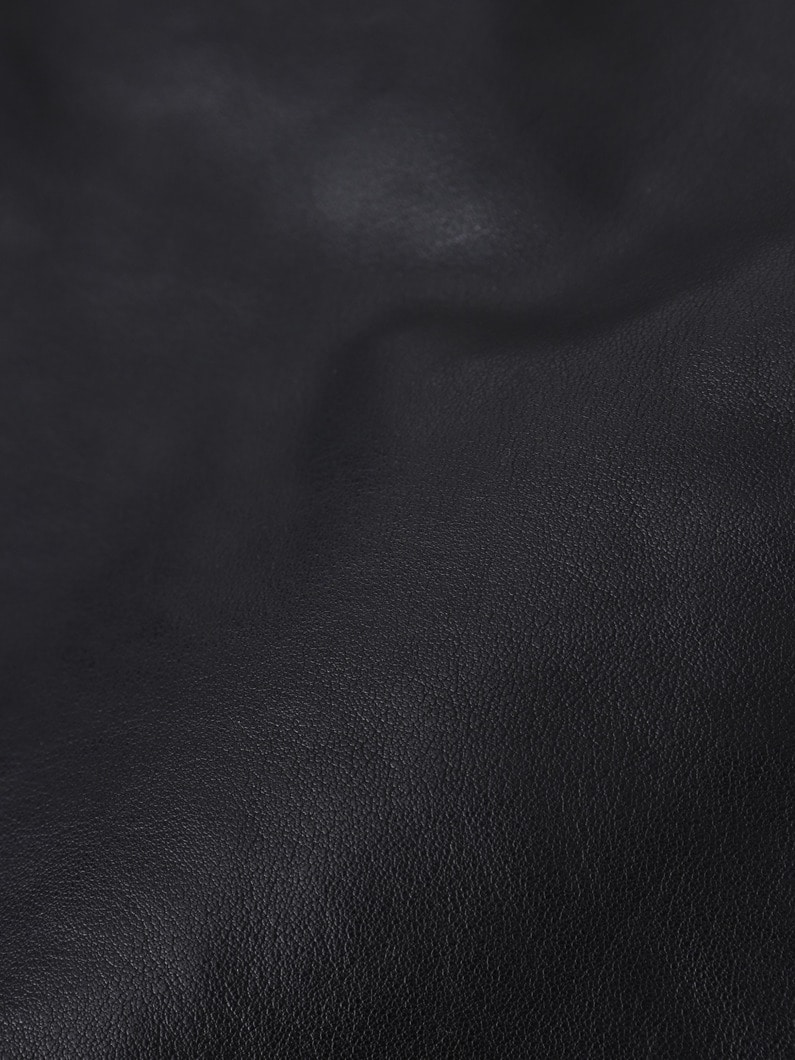 レザーブルゾン 詳細画像 black 3