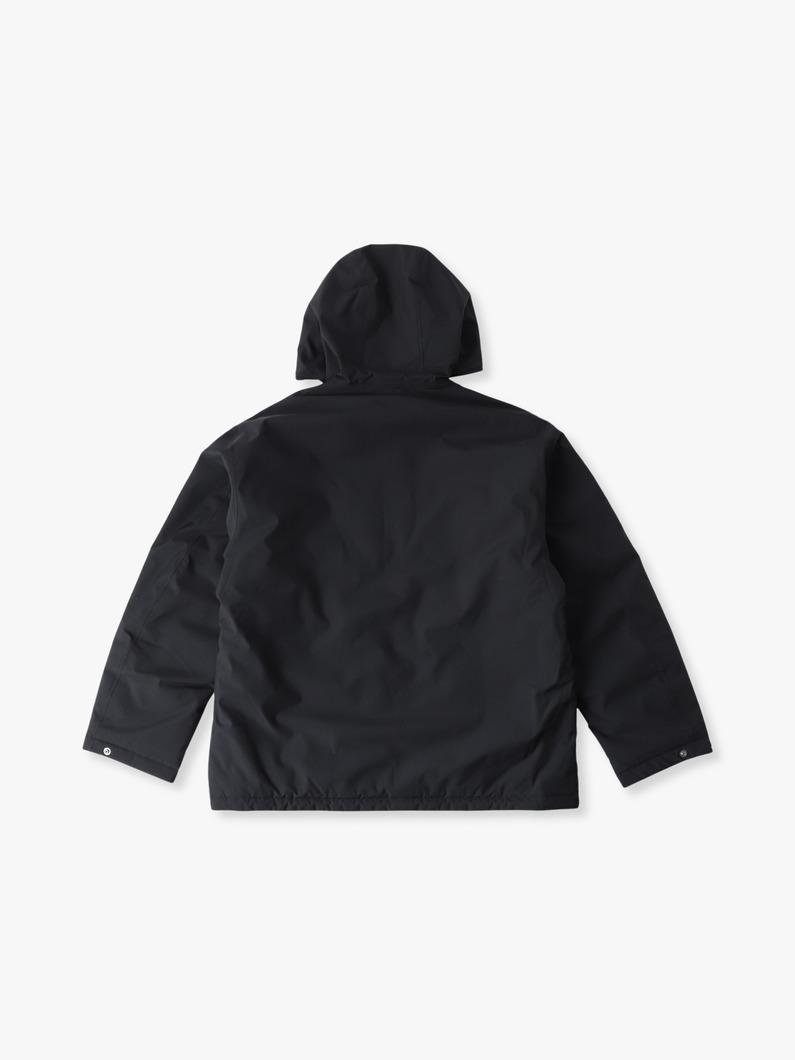 ウールブレンド パファー フーデッドジャケット 詳細画像 gray 1