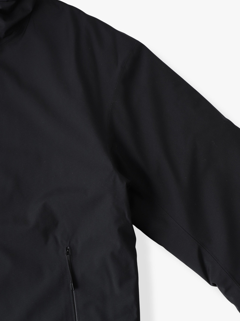 ウールブレンド パファー フーデッドジャケット 詳細画像 gray 2