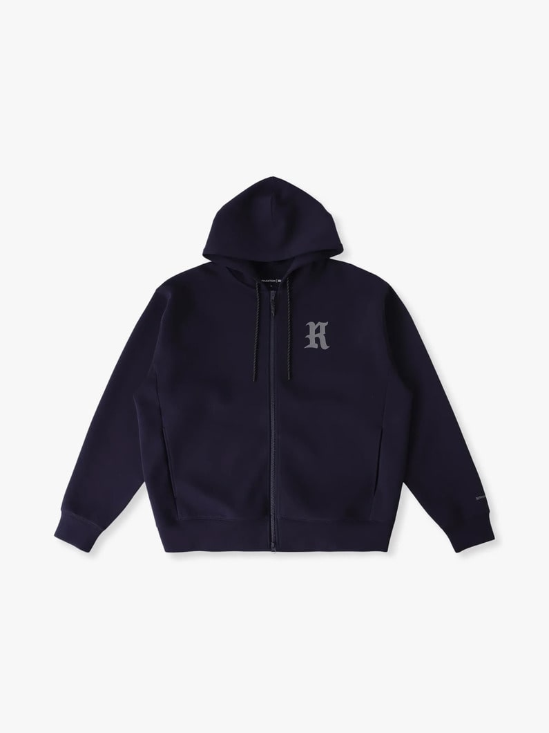 Rロゴ アクティブスウェット ジップフーディー 詳細画像 navy 4