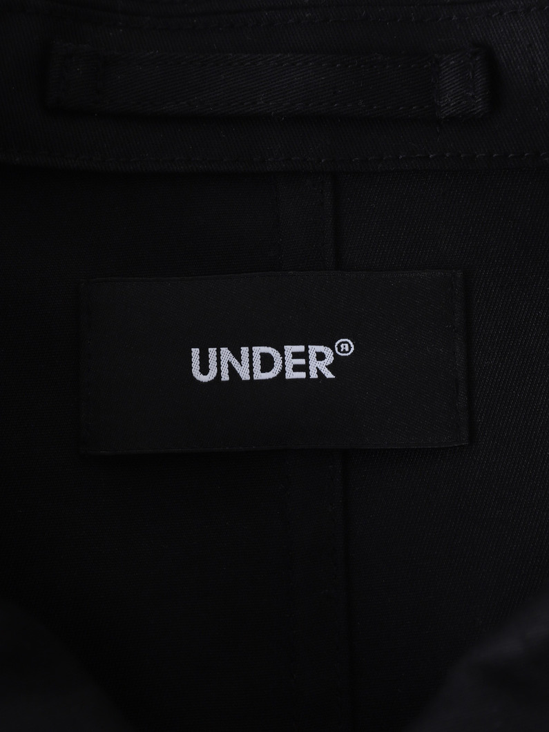 スプリットロゴ ヴィンテージギャバジン ブルゾン 詳細画像 black 3