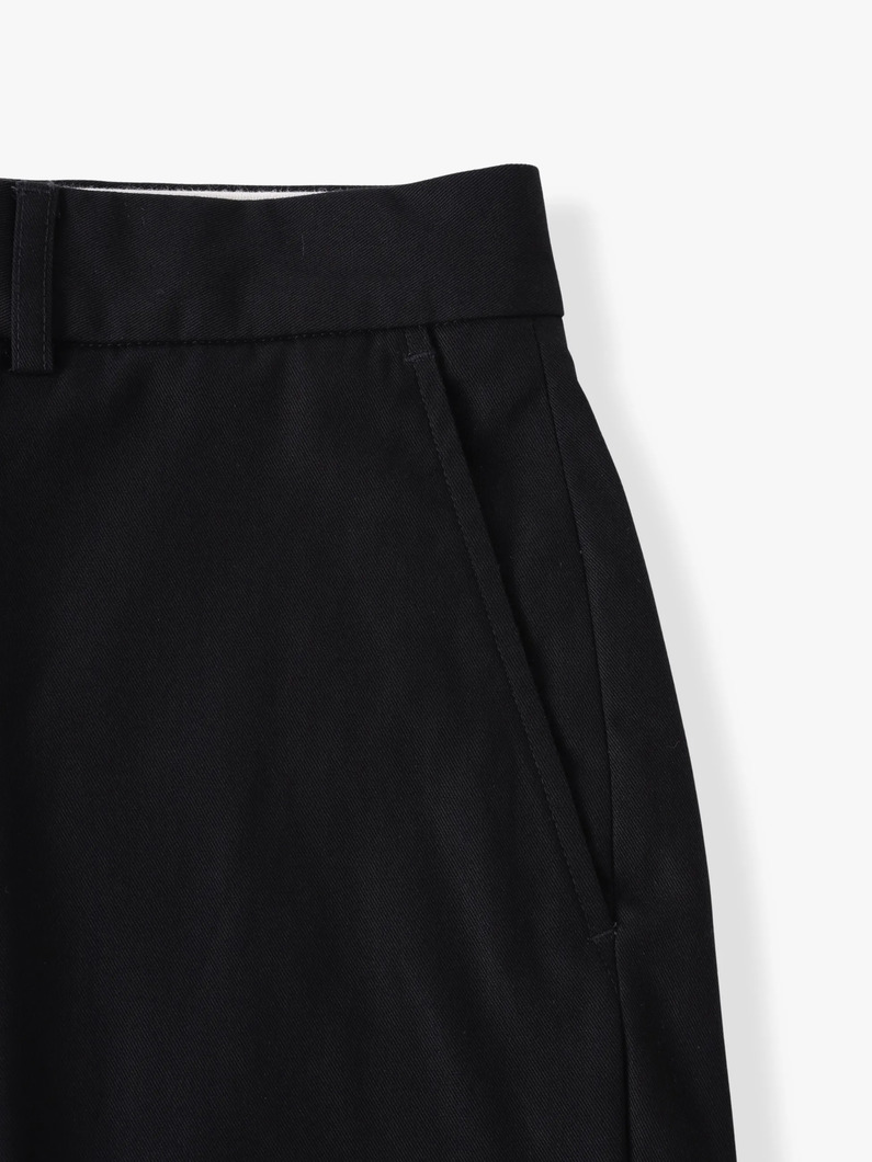 ワイドフィット コットンパンツ 詳細画像 black 3