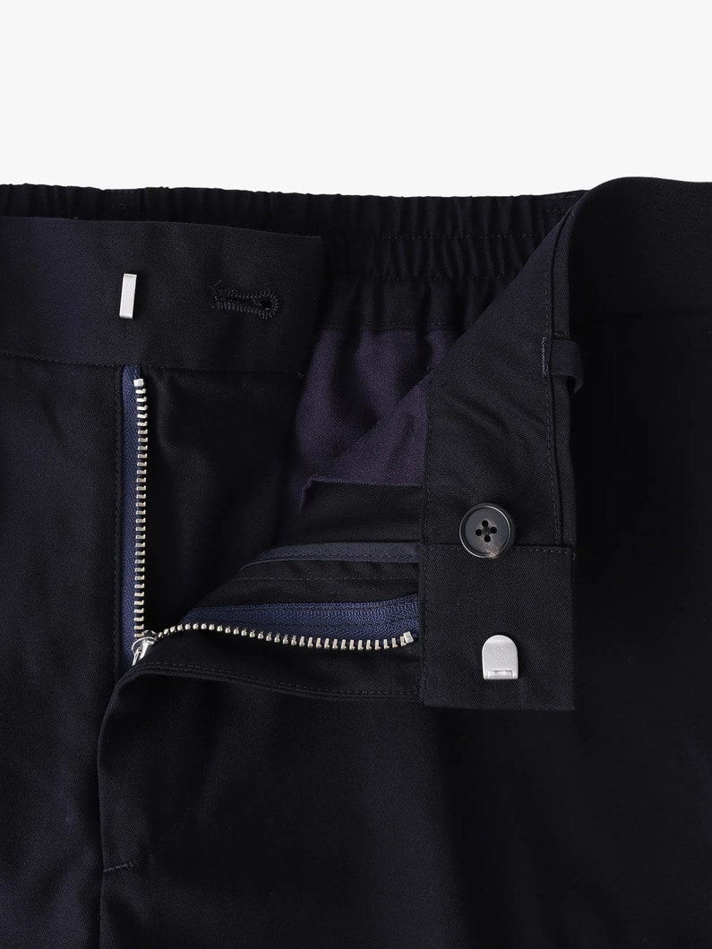 ブラッシュドギャバジン パンツ 詳細画像 navy 2