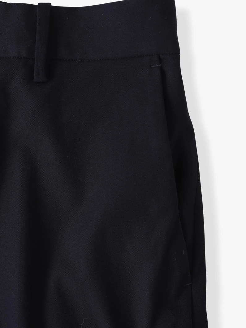 ブラッシュドギャバジン パンツ 詳細画像 navy 3