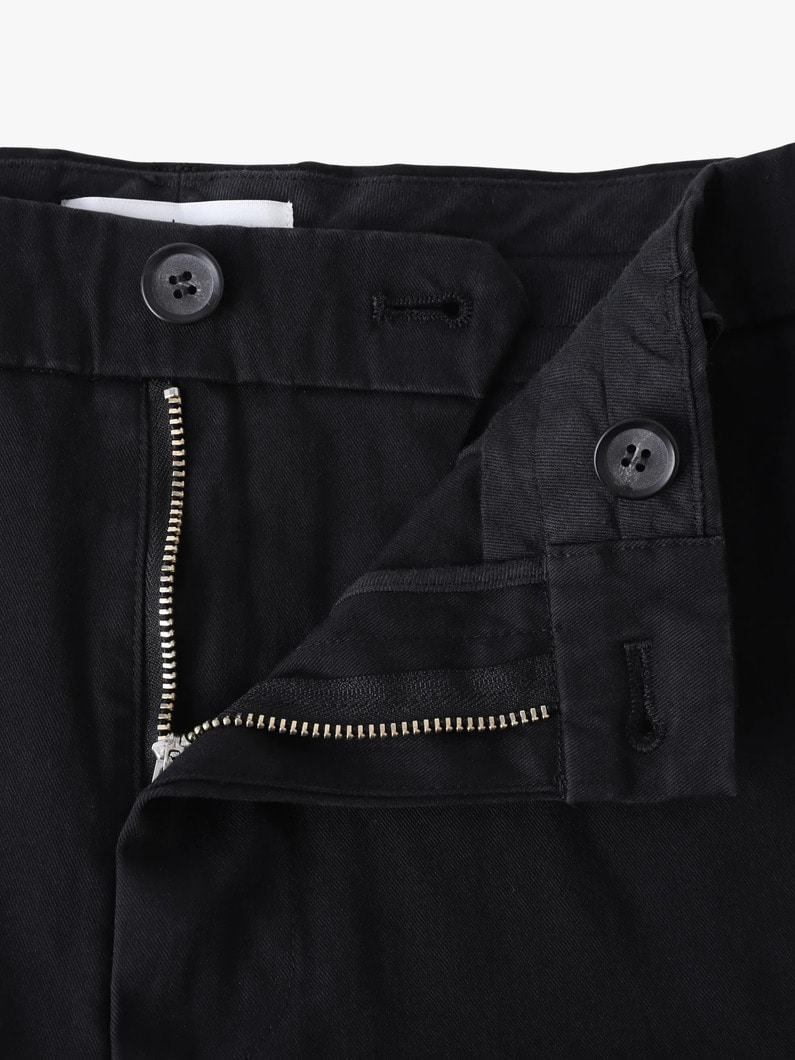 オーガニックコットン ハイパワー チノパンツ 詳細画像 black 2