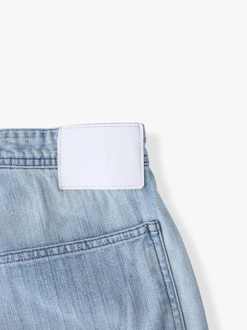 ヘリンボーンデニム ペインターパンツ 詳細画像 blue 4