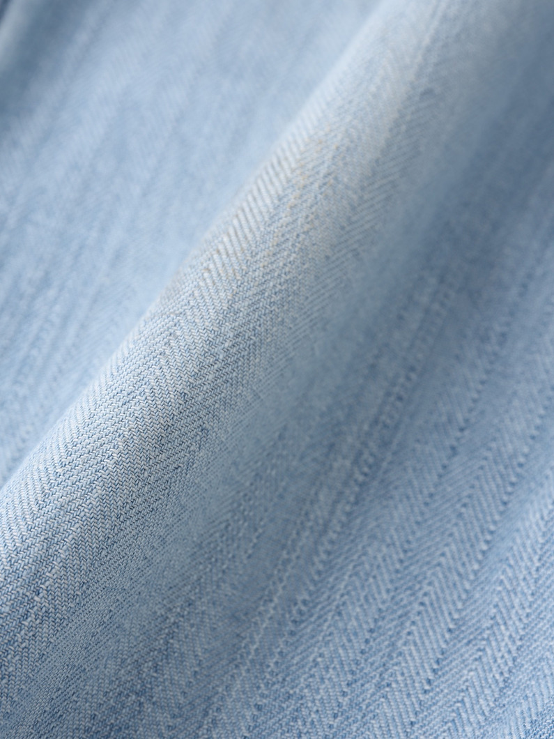 ヘリンボーンデニム ペインターパンツ 詳細画像 blue 5