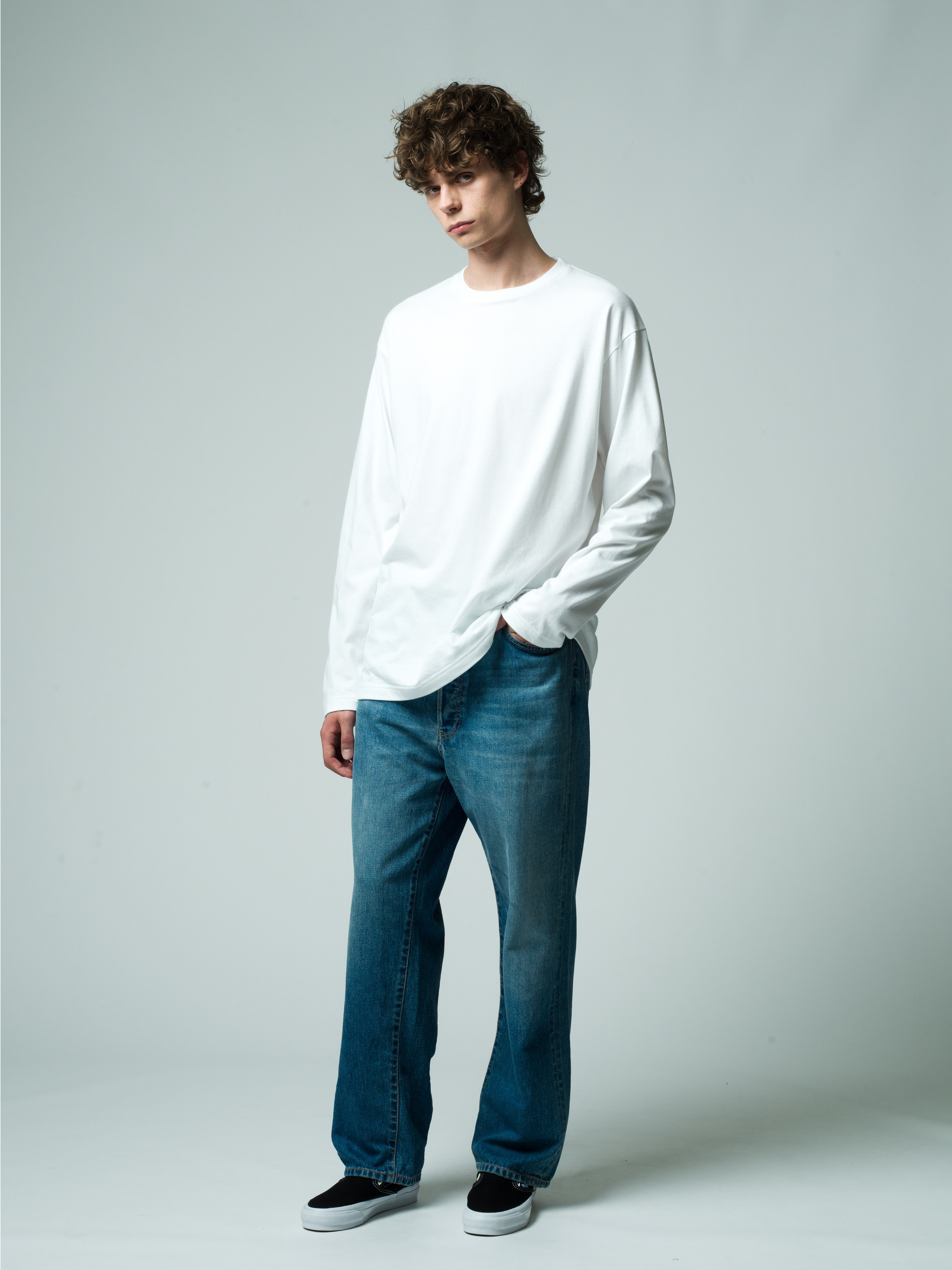 ロンハーマン　ワークパンツ 青 コットン100% ロンハーマン ワークパンツ 青 コットン100% Dickies for Ron