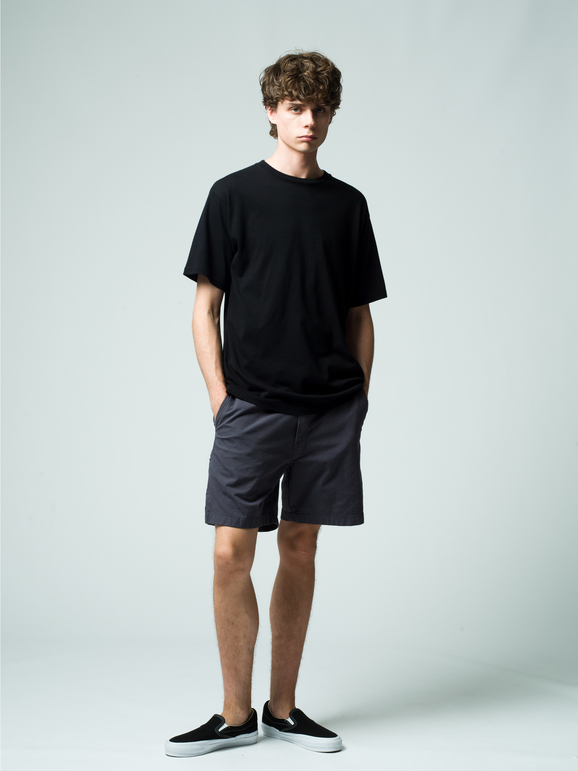 ロンハーマン chari&co ショートパンツ ネイビー M Ron Herman Herman(ロンハーマン) x N.HOOLYWOOD(エヌハリウッド