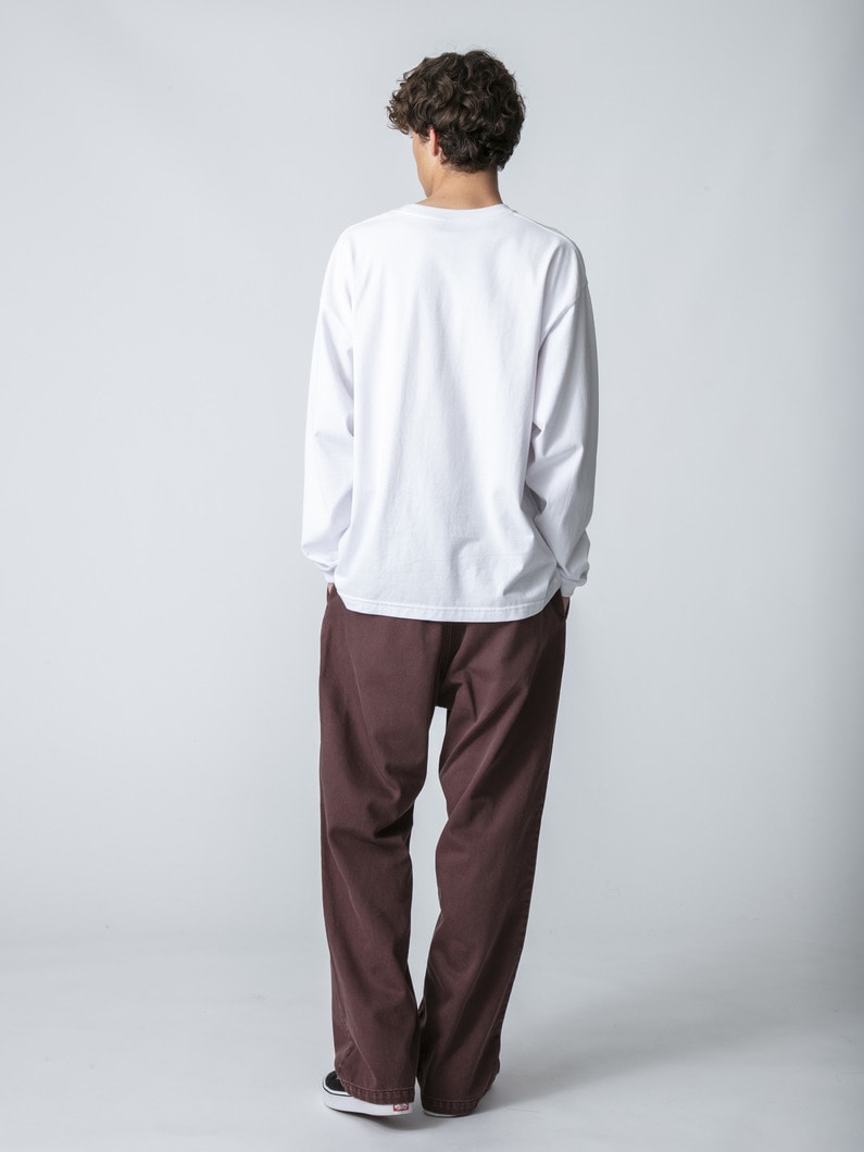 オーガニックコットン フェードパンツ 詳細画像 burgundy 4