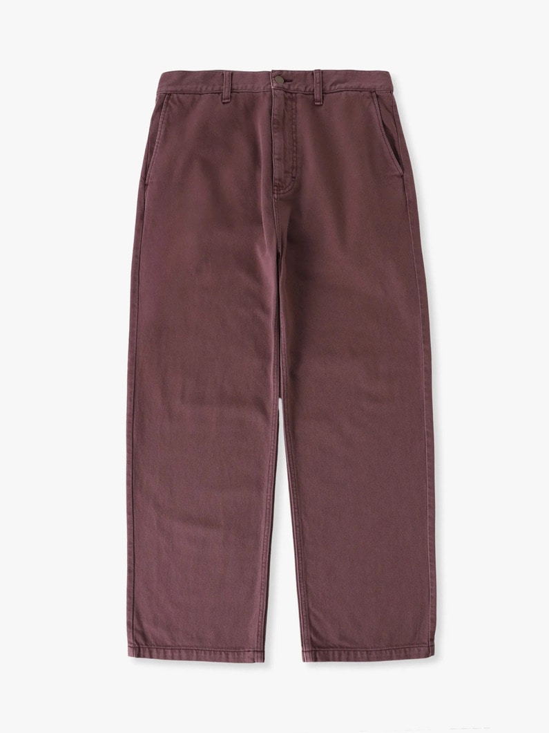 オーガニックコットン フェードパンツ 詳細画像 burgundy 5