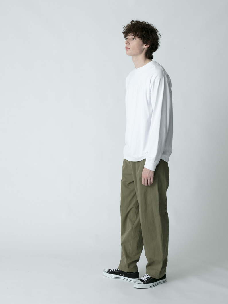 コットンナイロン イージーパンツ 詳細画像 olive 3