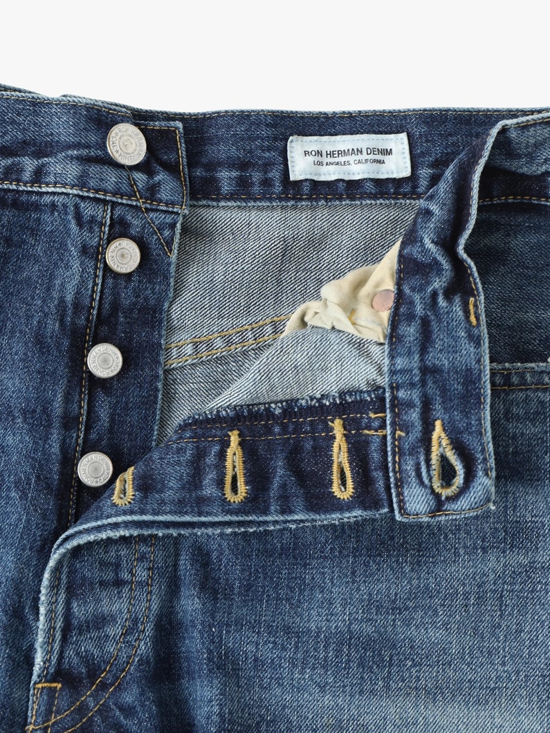 ワイドフィット デニムパンツ 詳細画像 blue 2