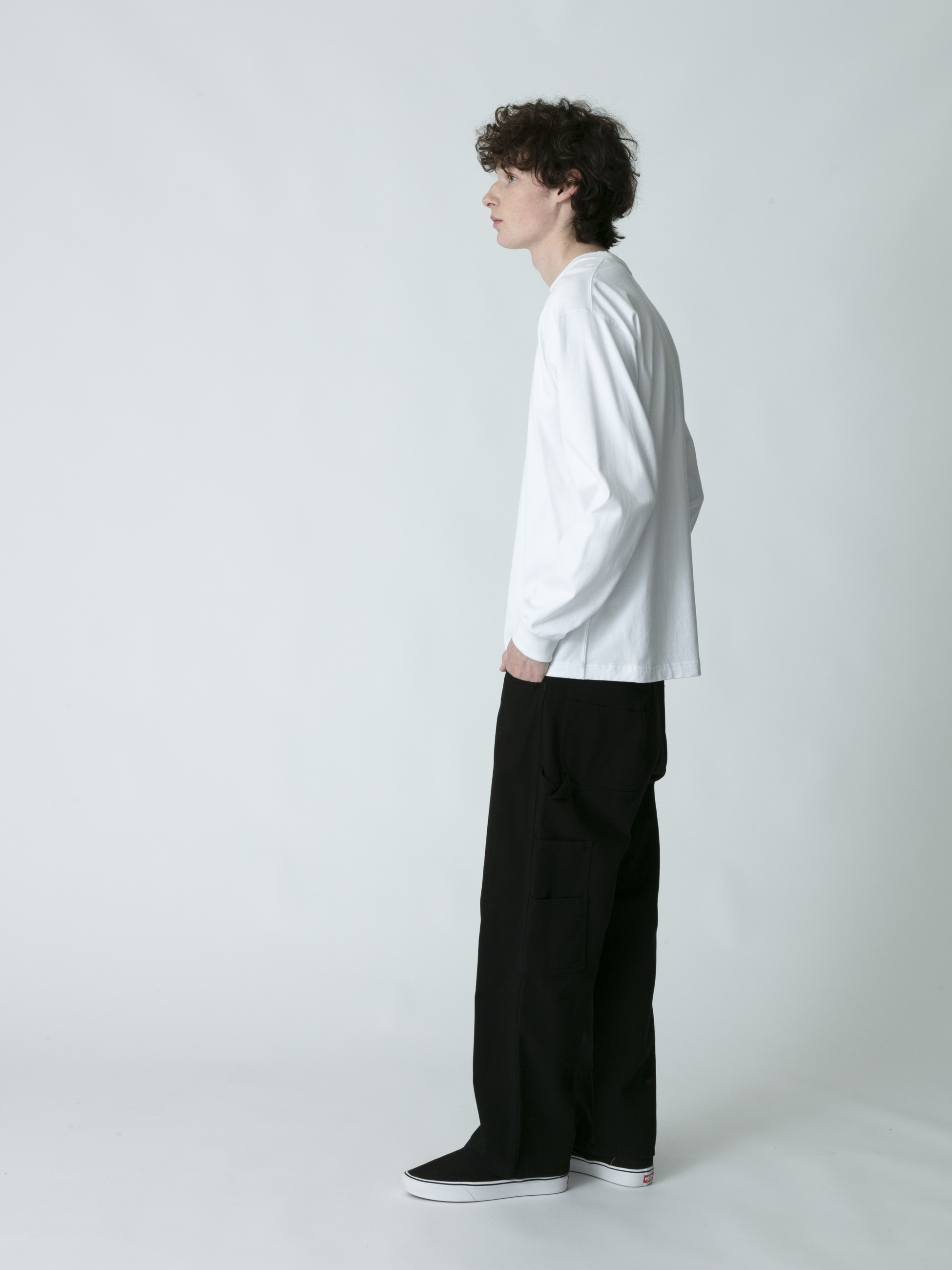 【美品✨】RonHerman ペインターパンツ　ベイカーパンツ　白 美品✨】RonHerman ペインターパンツ ベイカーパンツ 白