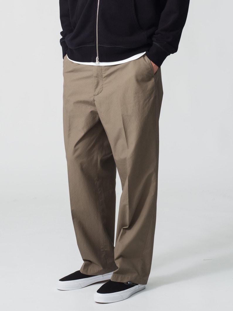 コットンタイプライター パンツ 詳細画像 gray