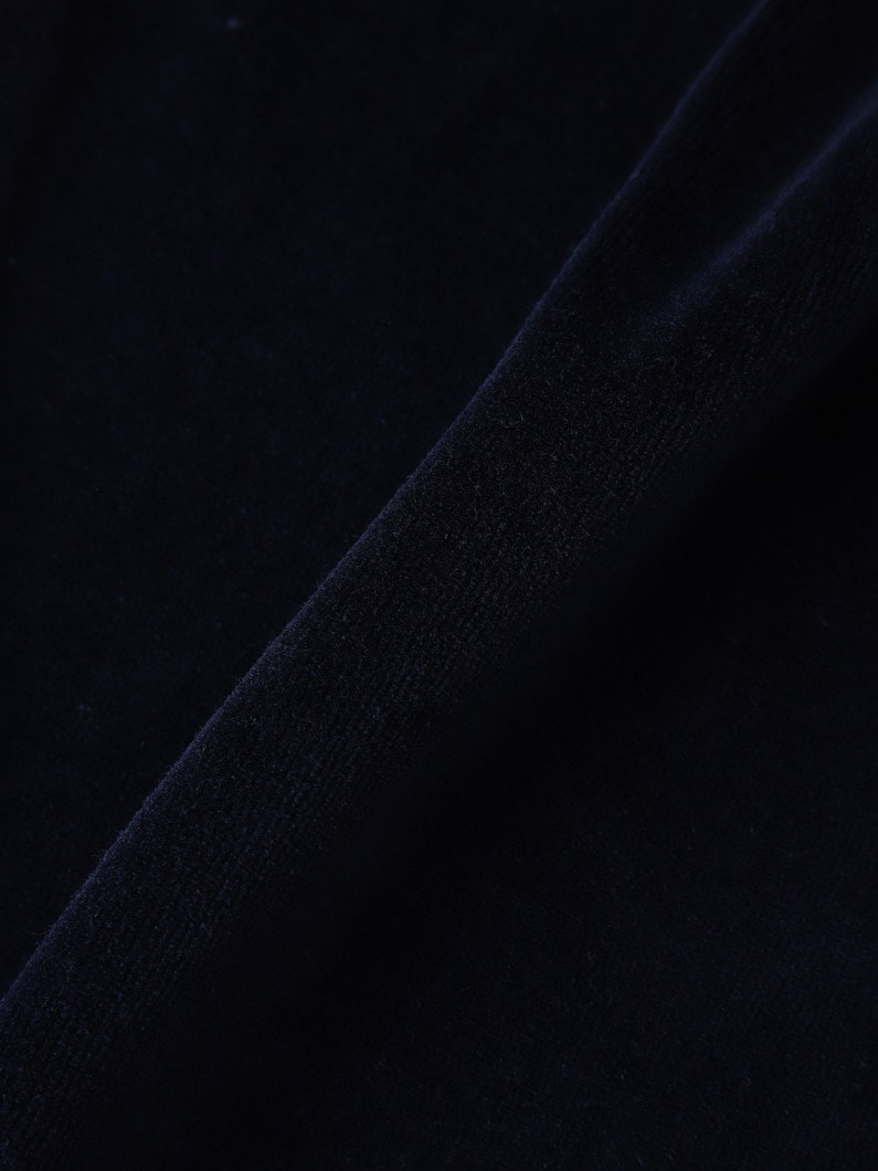 ベロア リラックスフィット パンツ 詳細画像 black 3