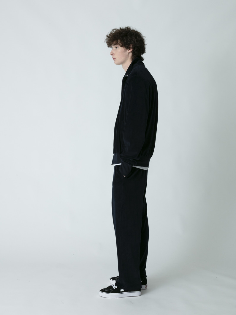ベロア リラックスフィット パンツ 詳細画像 navy 3