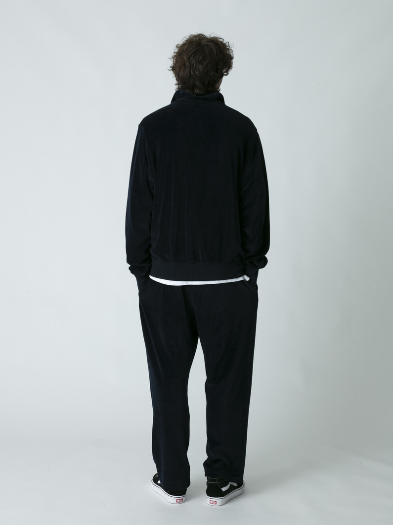 ベロア リラックスフィット パンツ 詳細画像 navy 4