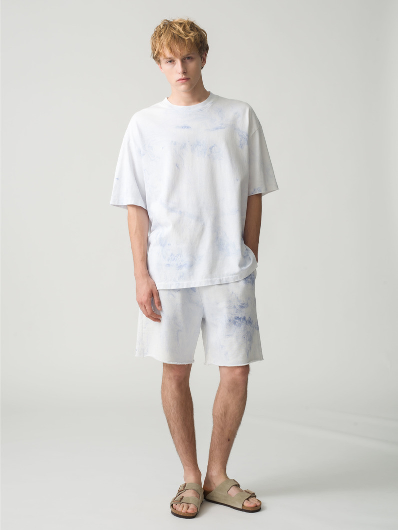 マーブルダイ ショーツ 詳細画像 blue 2