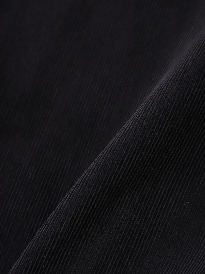 オーガニックコーデュロイ 5ポケット パンツ 詳細画像 black 4