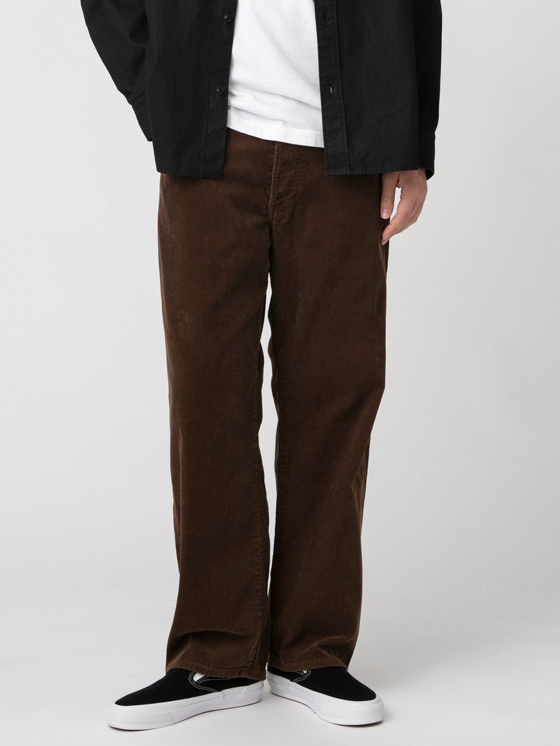 オーガニックコーデュロイ 5ポケット パンツ 詳細画像 brown