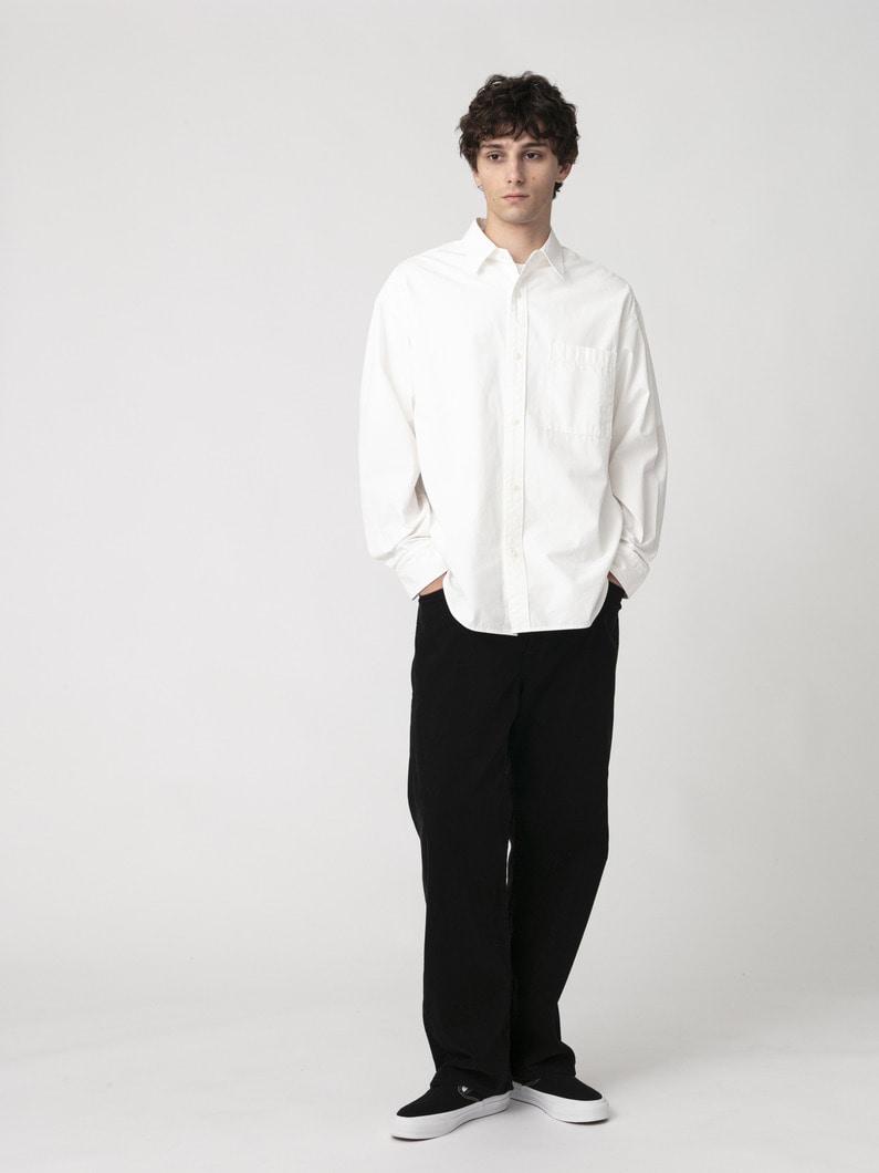 オーガニックコーデュロイ 5ポケット パンツ 詳細画像 black 2