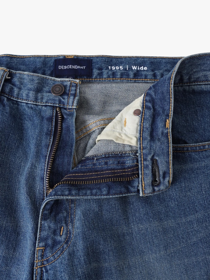 ライトウォッシュ バギーフィット デニムパンツ 詳細画像 indigo 2