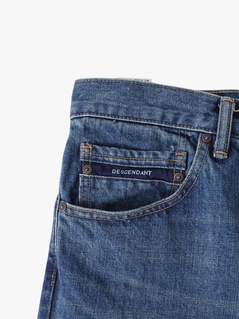 ライトウォッシュ バギーフィット デニムパンツ 詳細画像 indigo 3