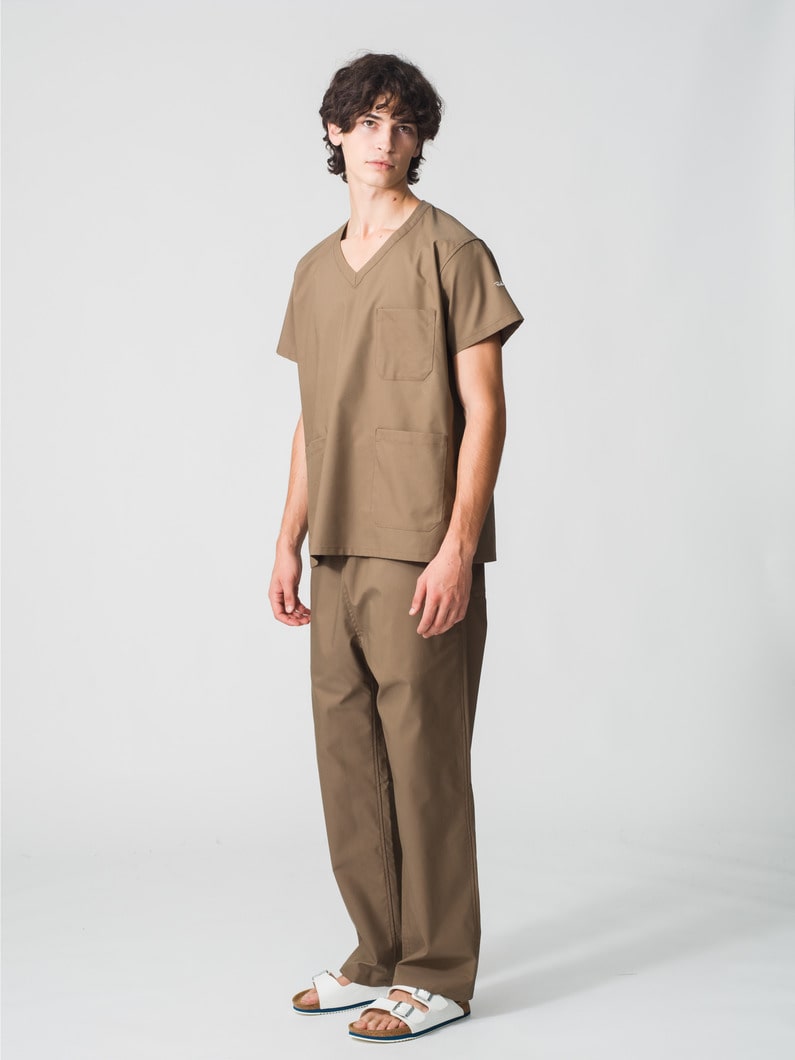 スクラブ パンツ（メン） 詳細画像 brown 2