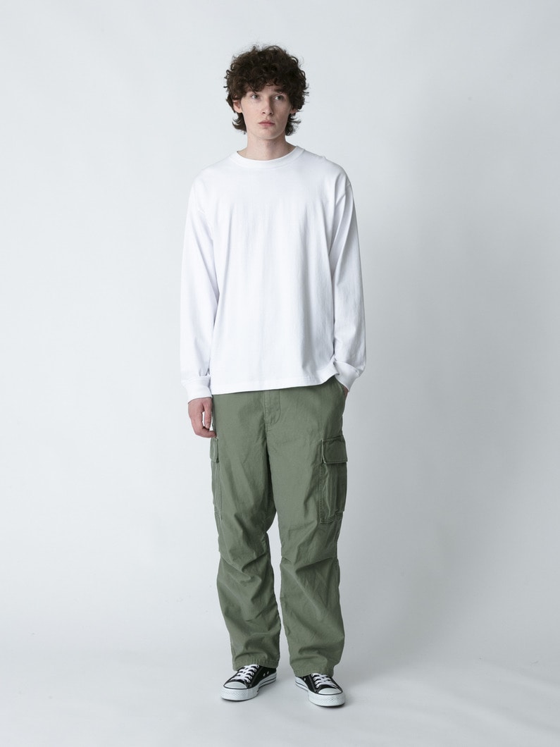 ワイドフィット カーゴパンツ 詳細画像 olive 2