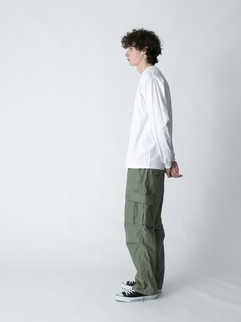 ワイドフィット カーゴパンツ 詳細画像 olive 3