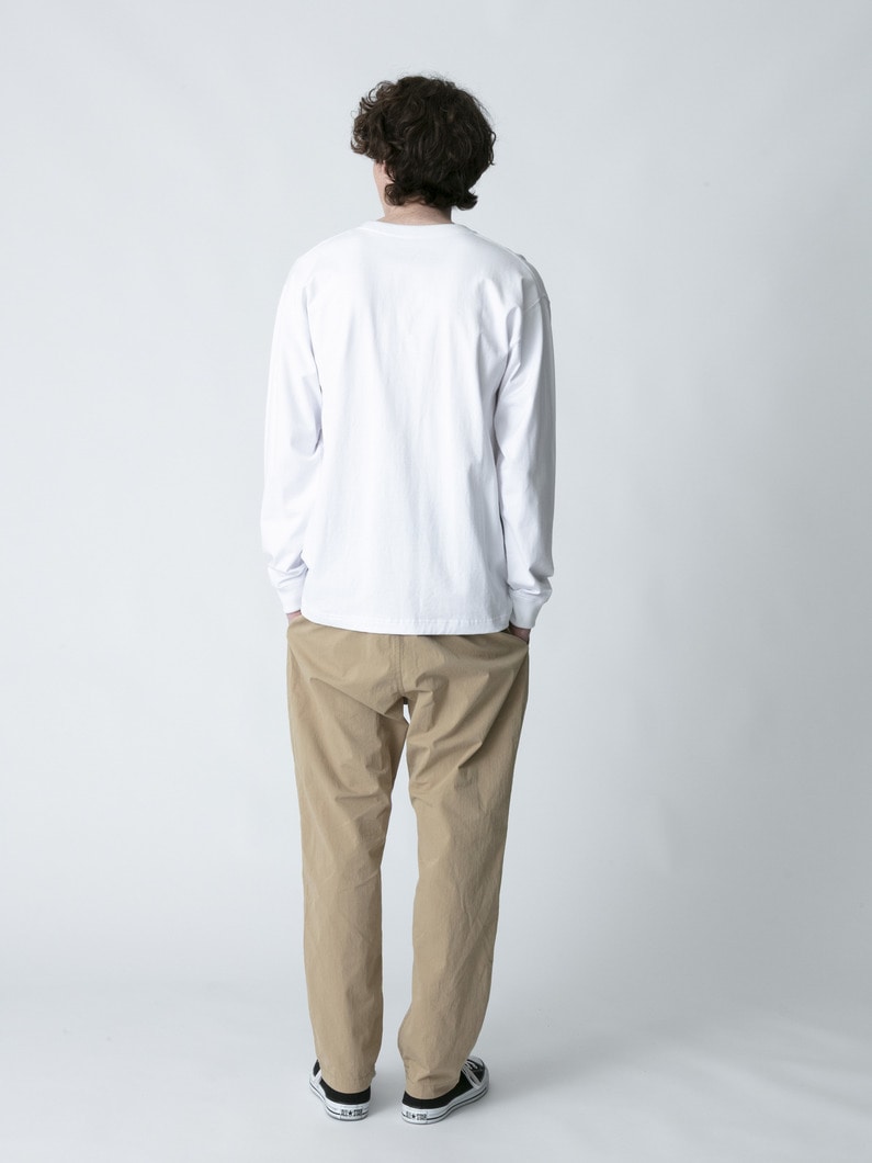 コットンナイロン テーパードフィット イージーパンツ 詳細画像 beige 4