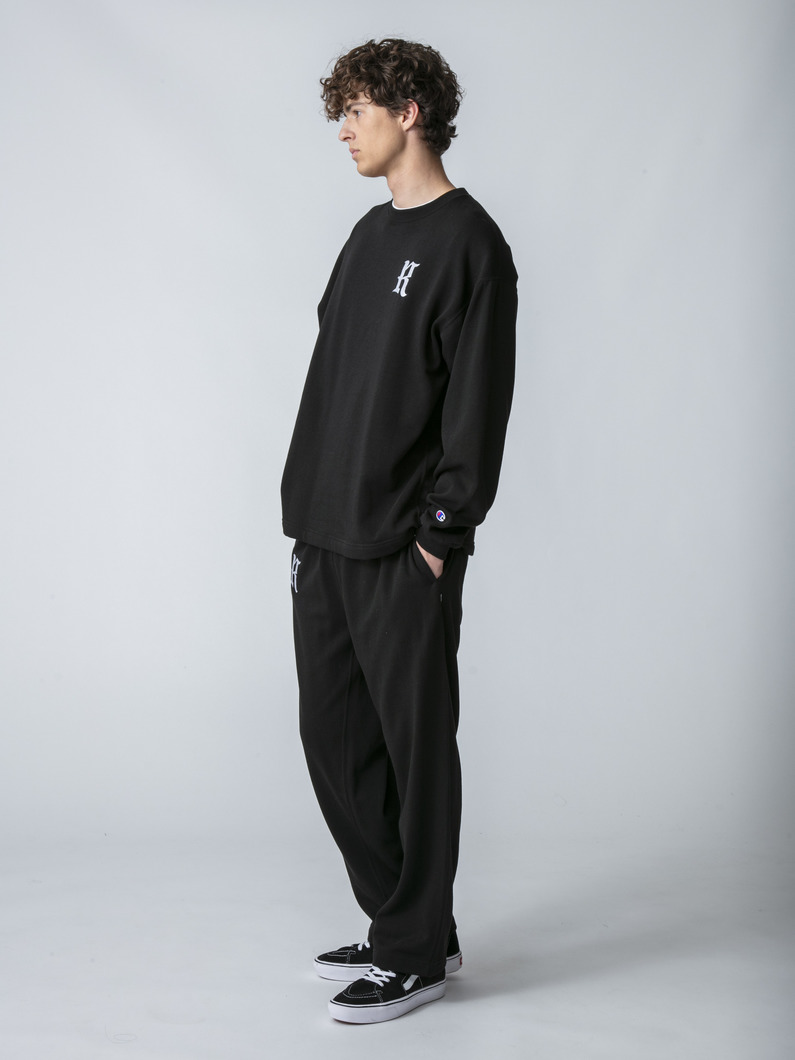 Rロゴ スウェットパンツ 詳細画像 black 3