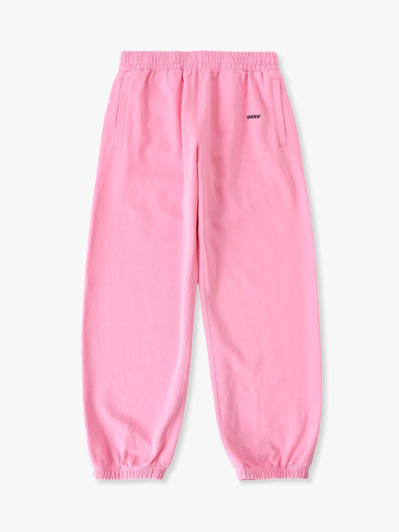 エンブロイダリーロゴ スウェットパンツ 詳細画像 pink