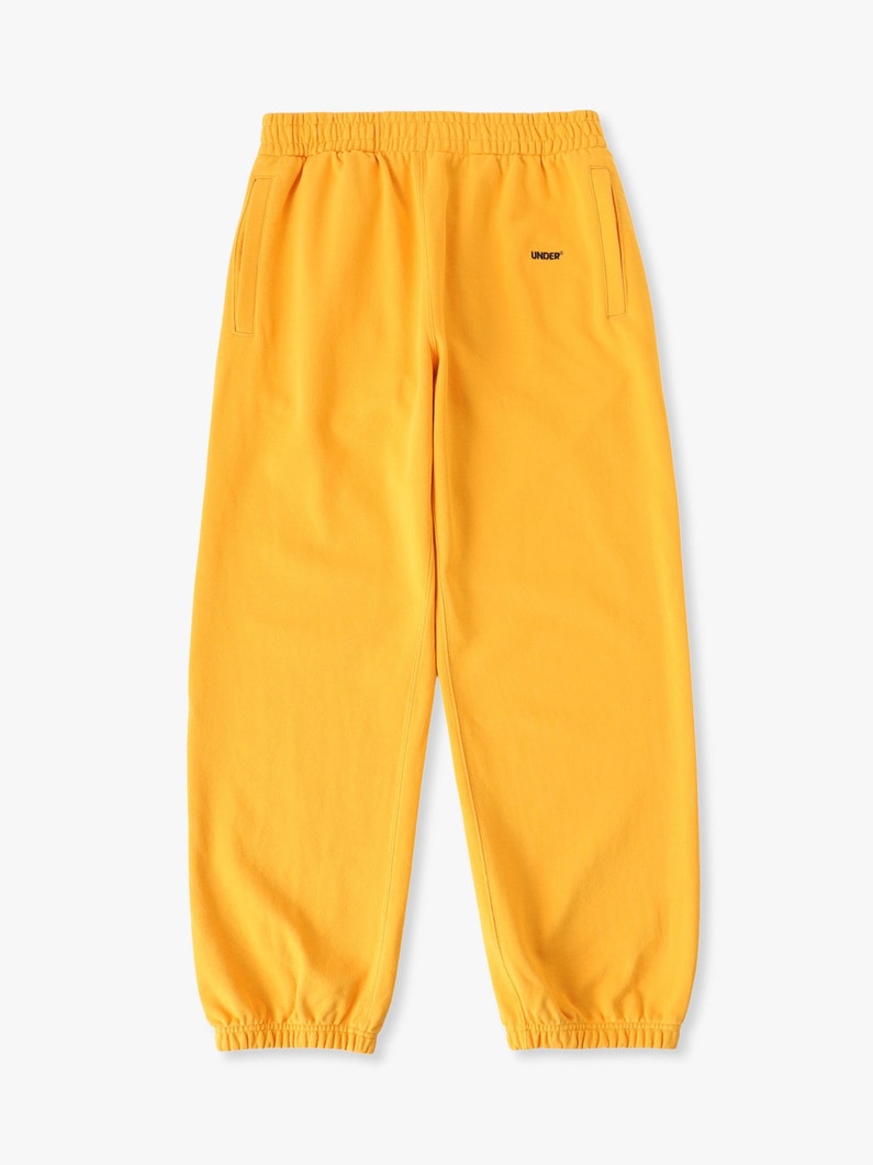 エンブロイダリーロゴ スウェットパンツ 詳細画像 yellow