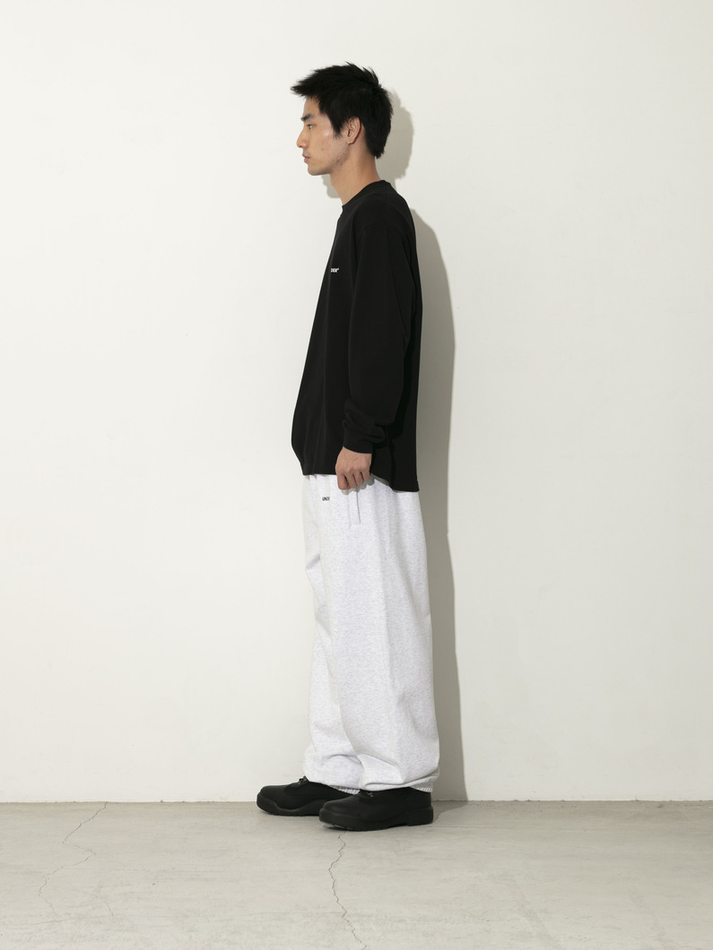 エンブロイダリーロゴ スウェットパンツ 詳細画像 gray 2