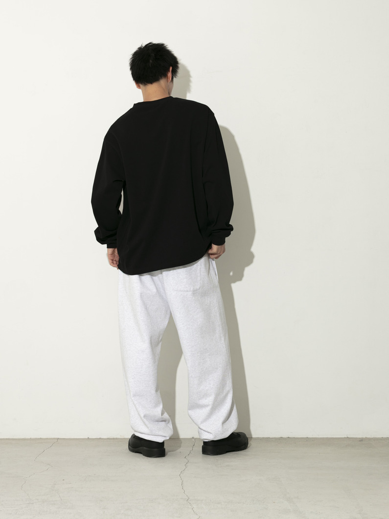 エンブロイダリーロゴ スウェットパンツ 詳細画像 gray 3