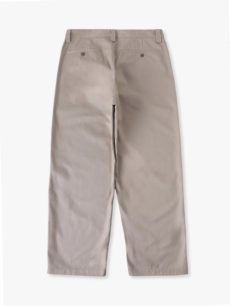 コットンギャバジン パンツ 詳細画像 brown 1