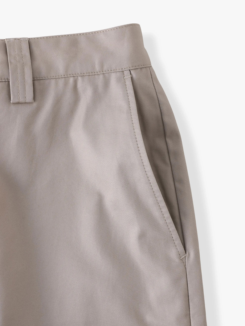 コットンギャバジン パンツ 詳細画像 brown 3