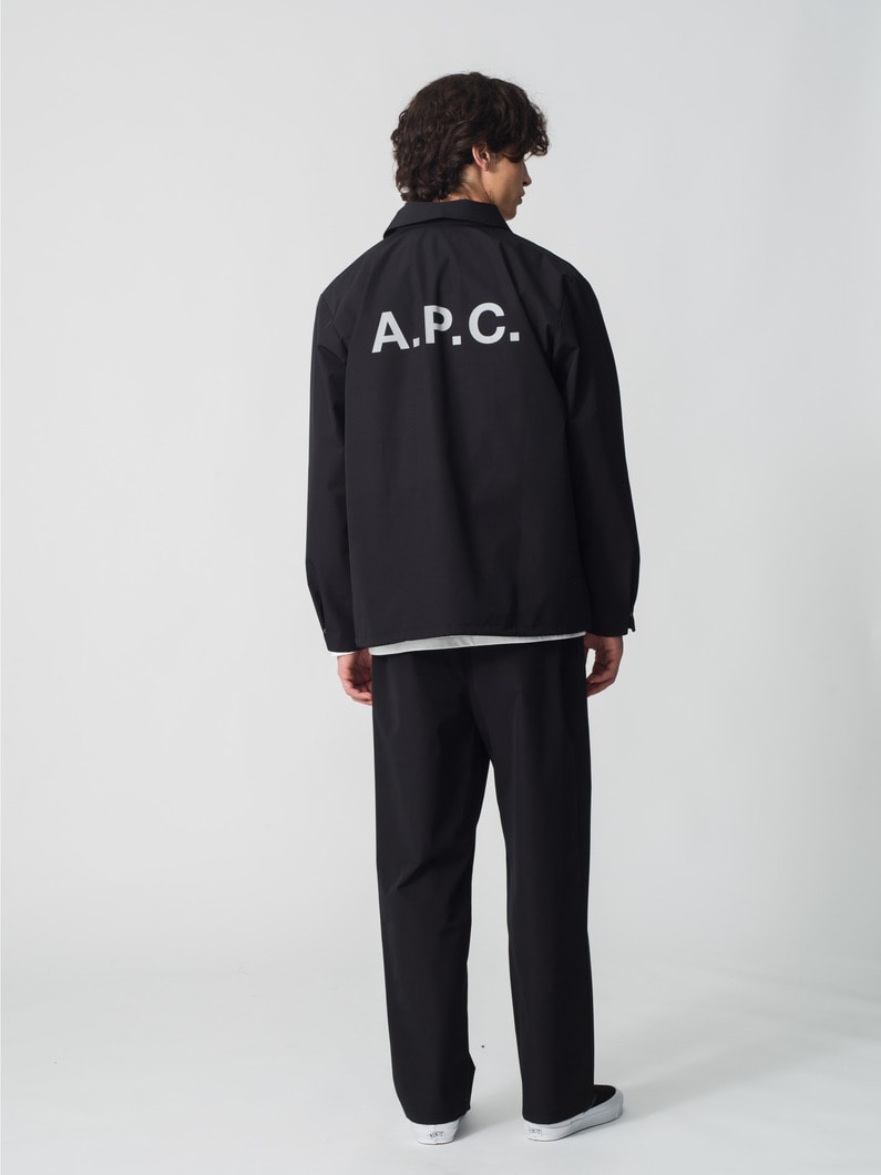 S アーペーセー リフレクション ロゴ コーチジャケット ロンハーマン別注