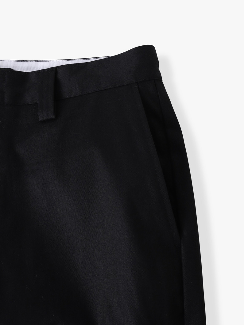 スプリットロゴ ヴィンテージギャバジン パンツ 詳細画像 white 3