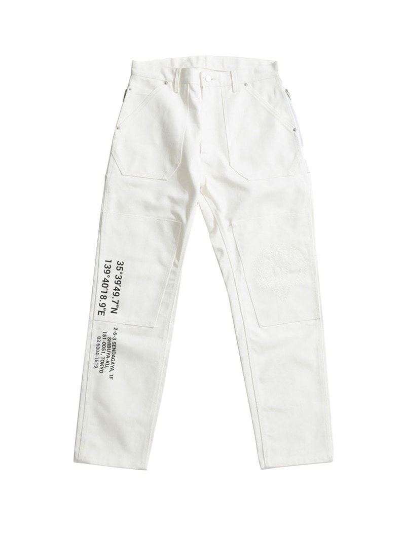 プリント ワークパンツ 詳細画像 white 1