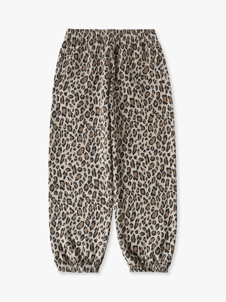 レオパードパターン スウェットパンツ 詳細画像 beige 1