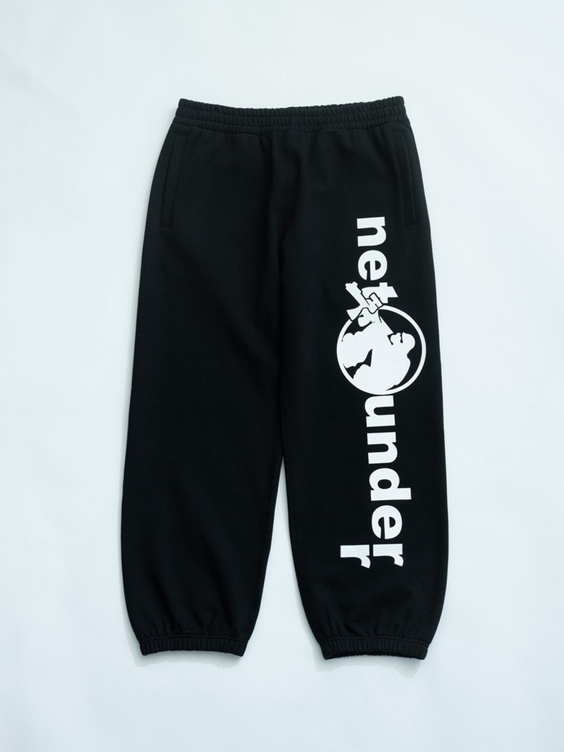 フラワーロゴ スウェットパンツ 詳細画像 black 1