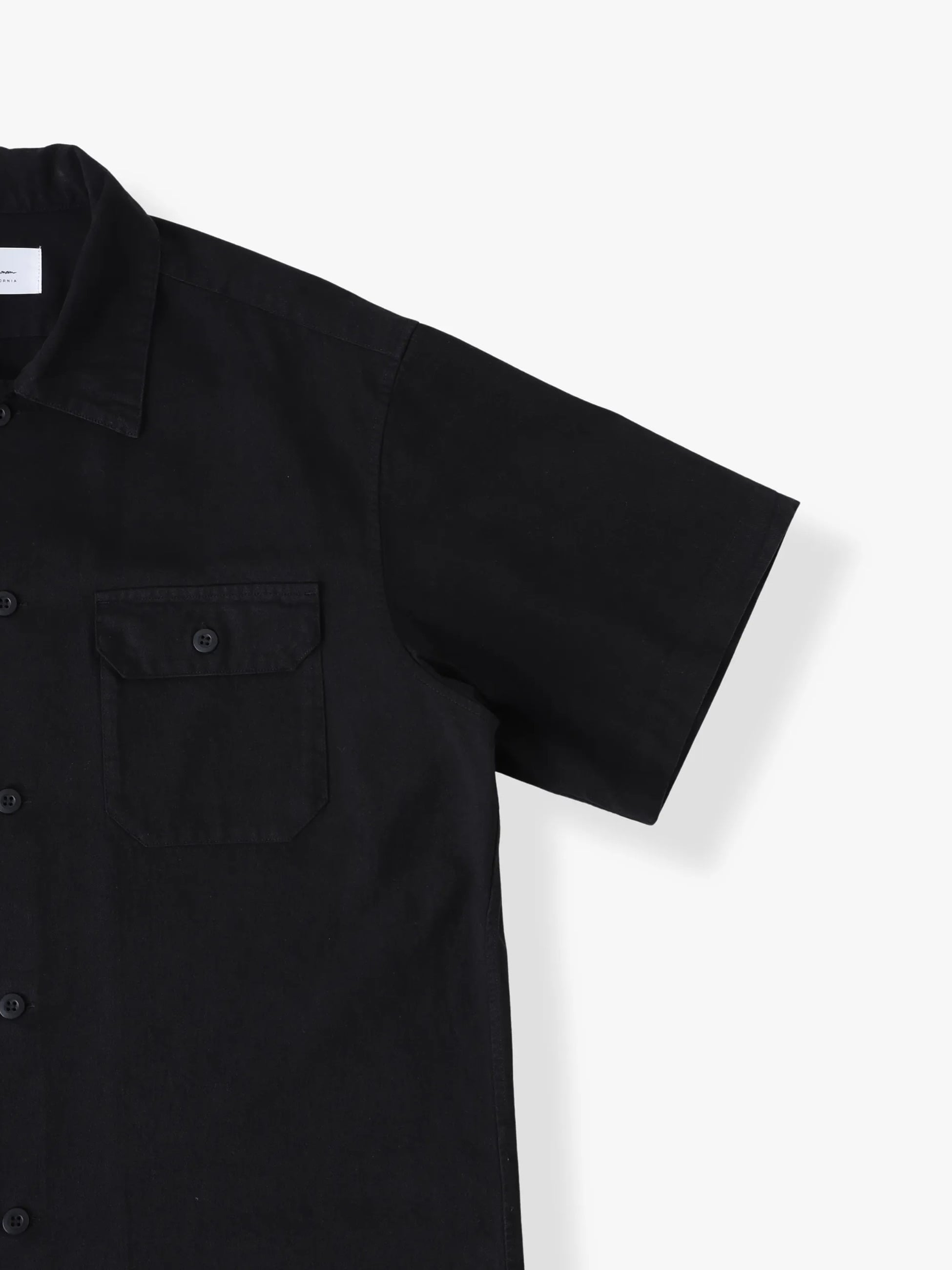 バンブーレーヨン ツイル ワーク ショートスリーブシャツ｜Ron