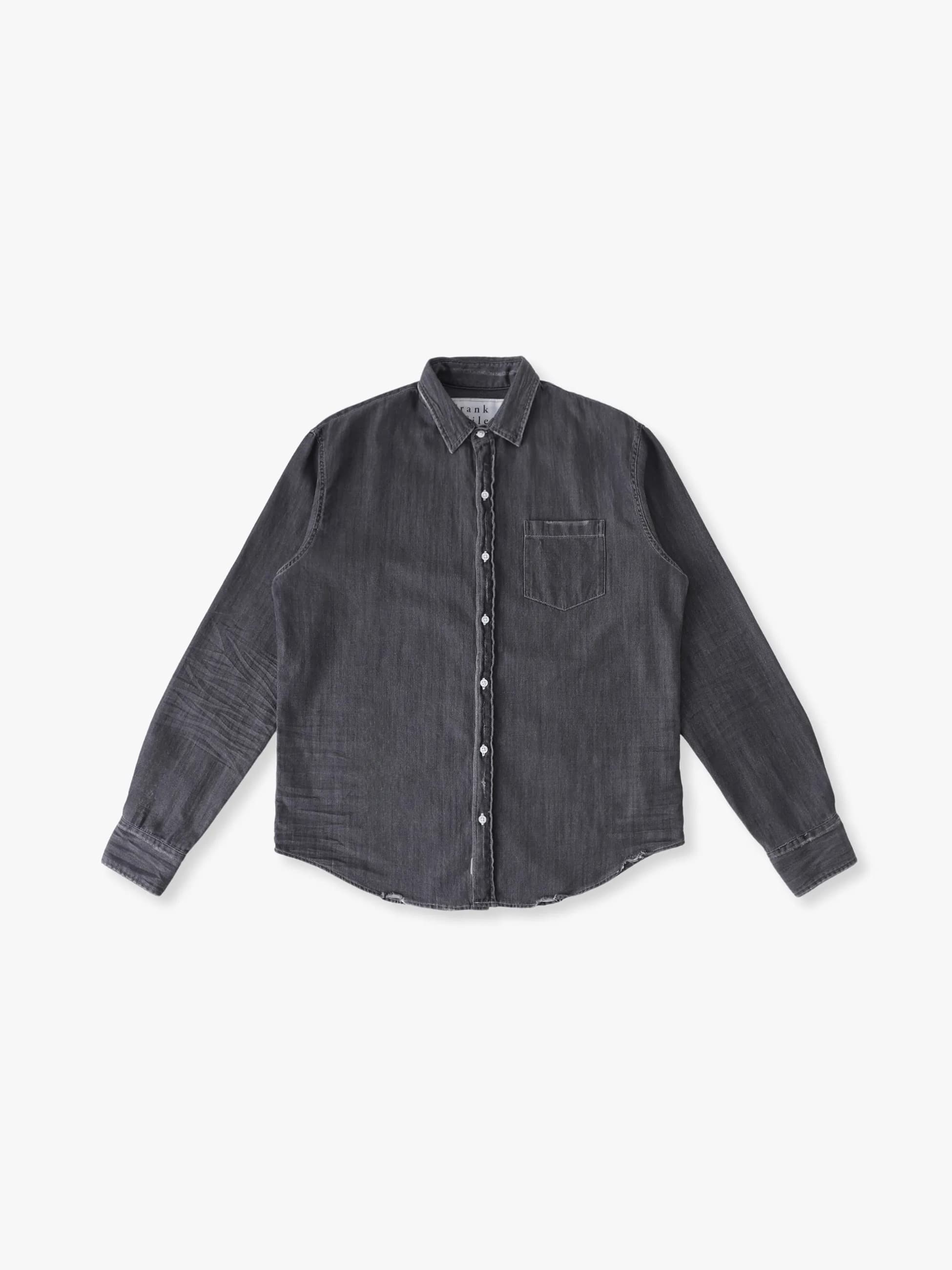 【美品】フランク＆アイリーン ロンハーマン KK デニムシャツ L相当 美品】フランク＆アイリーン ロンハーマン KK デニムシャツ L