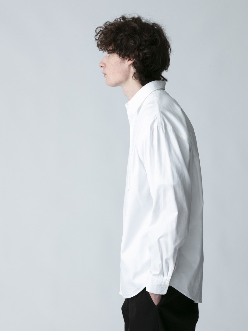 アルビニ オックスフォード シャツ 詳細画像 white 2