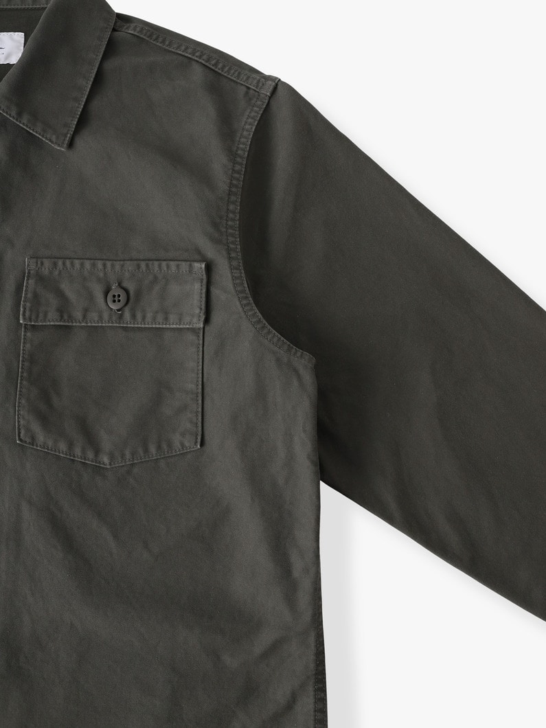 ユーティリティ シャツ 詳細画像 olive 2