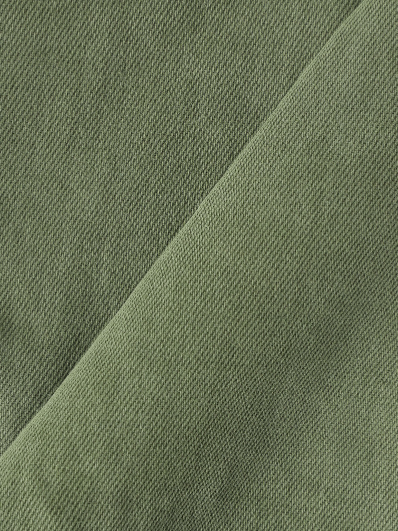 オーガニックコットン ドリルシャツ 詳細画像 olive 3