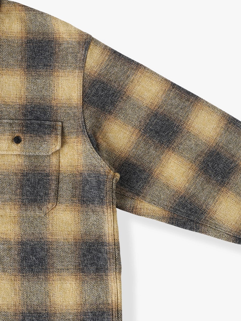 フーディー チェックシャツ 詳細画像 red 3